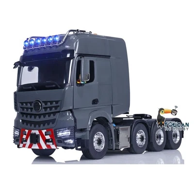 LESU 1:14 RC Painted Assembled Heavy Tractor Truck Metal Chassis Light Sound - Image 1 of 4