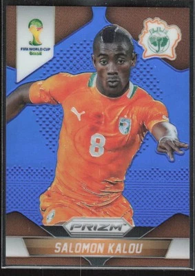 2014 Panini Prizm FIFA World Cup Blue #61 Salomon Kalou /199 Cote D'Ivoire - Image 1 of 2