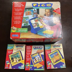 Console Sega Pico Learning System + 4 giochi scatola originale testata funzionante completa - Foto 1 di 21