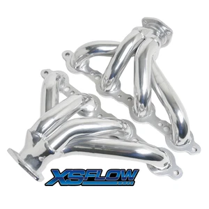 LS Block Hugger Headers Exhaust LS Swap GM Chevy LS1 LS6 Car Hot Ceramic Coated - Picture 1 of 3