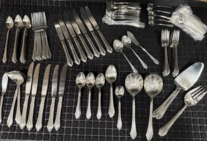 Retroneu Stainless Steel Cutlery Flatware 117 Pieces Wow!!! See Descr - Picture 1 of 9