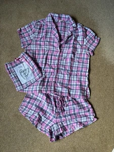Boux Avenue Shortie Pyjamas Size 12 Flannel - Picture 1 of 2