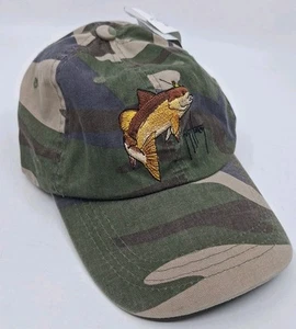 NUOVO cappello berretto baseball pesca mimetico ricamato lavaggio acqua salata Aftco Guy Harvey - Foto 1 di 10