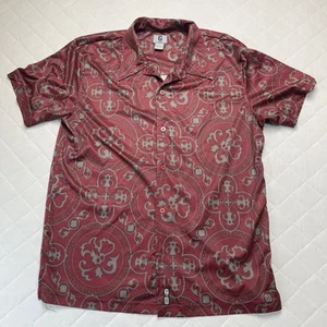 Vintage Guess Jeans Shirt Men’s XL Button Front Dance Rave Retro - Picture 1 of 9