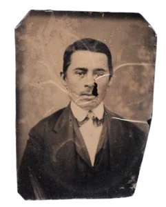 Antiguo Hombre Victoriano 1/16 Tinte Años 1870 - Imagen 1 de 3