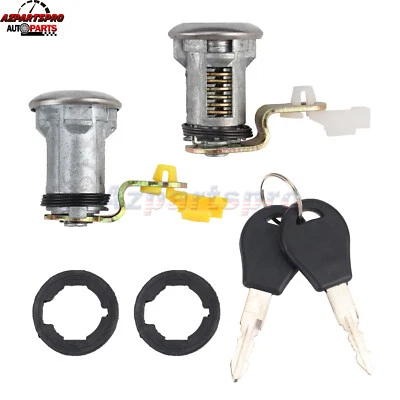 Nuevo juego de cerradura de puerta con llave izquierda derecha para camioneta Nissan D21 1984-1998 80601-01G25 Foto 1 de 4