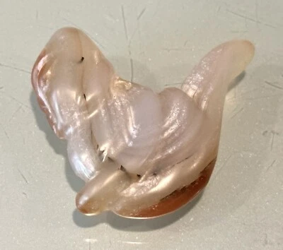 Винтажная антикварная китайская резьба по камню белка педант нефрит ручной работы - Изображение 1 из 4