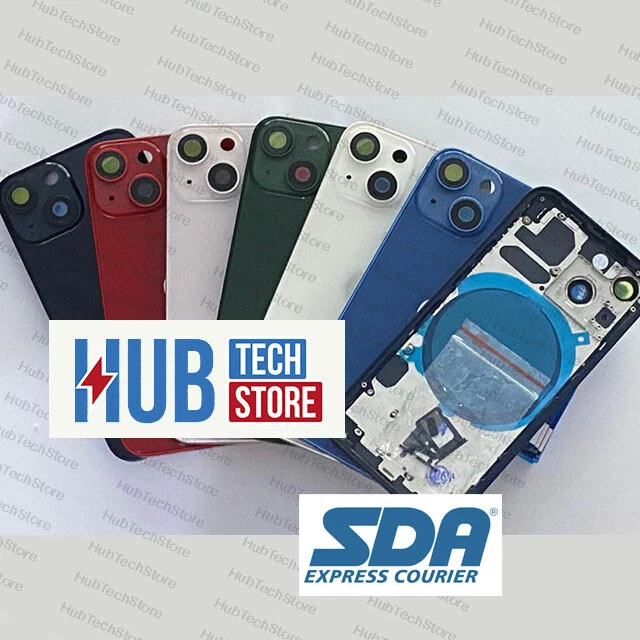 BACK COVER SCOCCA POSTERIORE COMPLETA + FRAME + TELAIO PER IPHONE 13 - 13 MINI - Image 1 of 1