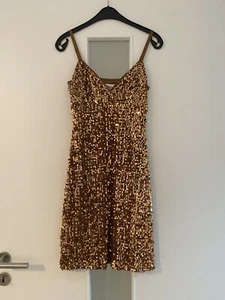 Partykleid, Bronze / Kupfer, 34, Pailletten, 1x Getragen - Bild 1 von 2