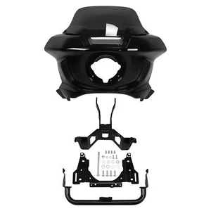 Headlight Fairings Windshield Bracket Fit For Harley Street Bob Low Rider 18-24 - Picture 1 of 12