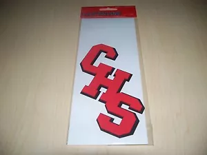 HIGH SCHOOL INITIALS FOR SCRAPBOOKING CHS FOAMY CUT BY LASERLINE -872557010371 - Picture 1 of 1