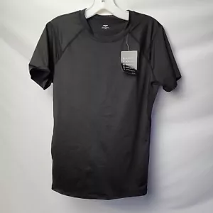 NEW - Small - NIKSA Black Compression Athletic Shirt, Breathable - Picture 1 of 5