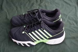 K-Swiss Bigshot Light 4 Mens Size 8 Black White GreenTennis Shoes Sneakers - Picture 1 of 8