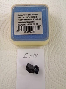 1 NEW ISCAR CHAM DRILL CARBIDE INSERTS IDI 182-SG. IDI 0717-SG. GR: IC908 -e144 - Picture 1 of 2