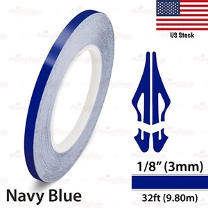 1/8" Vinyl Pinstriping Pin Stripe Car Styling Tape Decal Sticker 3mm NAVY BLUE - Picture 1 of 12