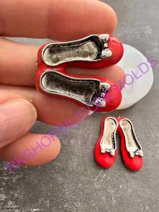 Poupée-chaussures fille moule silicone fait main pour fondant-résine-argile-bonbons-artisanat.... - Photo 1/10