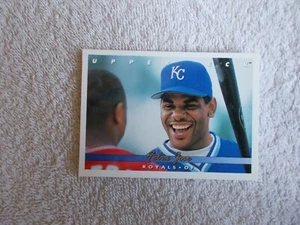 Upper Deck MLB 1993 "FELIX JOSE" #542 Kansas City Royals Trading Card n31 - Picture 1 of 2
