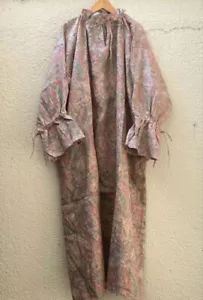 ICHI / ICHI Langes Kleid Antiquites Leinen Paisleymuster gerafft gebraucht - Bild 1 von 7