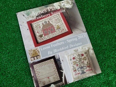 Agnes Platt's Strawberry Sampler - Cross Stitch Patterns 3 - Blackbird Designs - Image 1 of 4