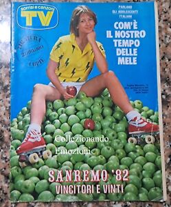 TV SORRISI E CANZONI N.6  1982-Sopie Marceau-Riccardo Fogli-Marco-Montesano