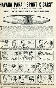 1926 small Print Ad of Havana Para Sport Cigars Sponge Rubber - Picture 1 of 2