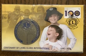 Lions Clubs International Centenary PNC Cover 7 June 2017 - Picture 1 of 4
