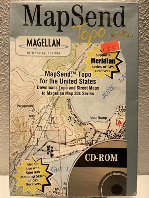 MAGELLAN MapSend US Topo CD-ROM for Magellan Map 330 Series. Sealed #Z - Image 1 of 2