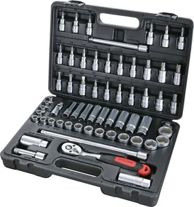 Kit Set 61 Keys Inch Tools Motorcycle Victory Indian Polaris Norton Case - Picture 1 of 9