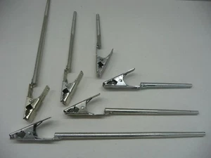 1x 6er Set Klemmzange 10,20,30cm Lackierständer Haltestange Autolack Lackpoint - Bild 1 von 1