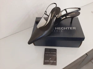 Daniel Hechter, zapatos de salón negros nuevos/sin estrenar con cartón - Imagen 1 de 8