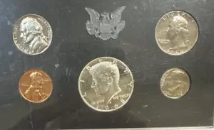 1968 S US Mint Annual 5 Coin Proof Set with Silver Kennedy - no box - Picture 1 of 2