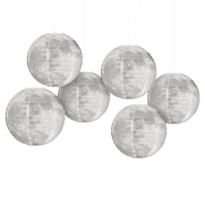 Mysterious Moon Paper Lamp Birthday Party Space Themed Ornament for Bedroom - Picture 1 of 8