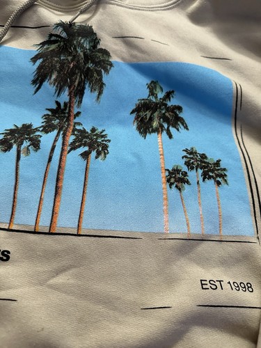 OFF WHITE RUE 21 Felpa con cappuccio grafica da uomo media nuova