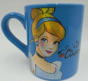 Disney Cinderella Mug Pumpkin 14 oz Do free Tea Cup Collectible Blue - Picture 1 of 8