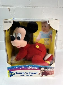 1995 Rare Disney Mattel Touch n Crawl Baby Mickey Mouse NEW IN BOX NEVER OPENED - Bild 1 von 12