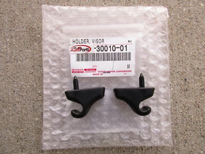 SE ADAPTA A:81 - 90 TOYOTA LAND CRUISER SOPORTE PARA PARASOL CLIP NEGRO CANTIDAD 2 OEM NUEVO Foto 1 de 3