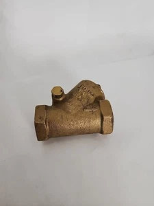 APOLLO Bronze Swing Check Valve Y-Pattern 3/4" NPT Thread 150-SWP 300-WOG - Picture 1 of 5