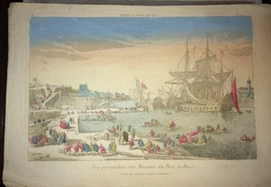BREST. Puerto. BARCOS (VISTA DE'óptica FINALES XVIII). - Bild 1 von 5
