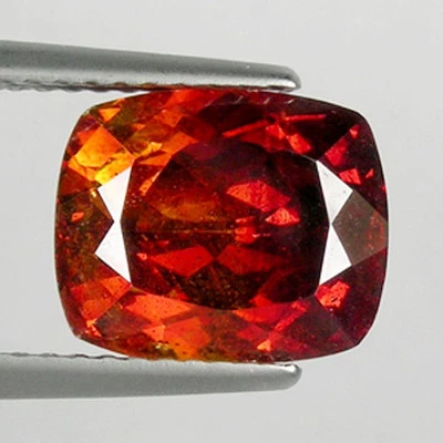 5.22 ct  BEST GRADE BEST GRADE  ORANGE RED  NATURAL SPHALERITE  Cushion 1194 DL - Image 1 of 2
