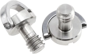 Lovelysp-1/4-20 Thread D-Ring Stainless Steel Camera Fixing Screws 1/4"-20 Stain - Picture 1 of 12