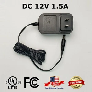 AC to DC 12V 1.5A Power Supply Adapter Heavy-duty UL with 2 Years Warranty - Picture 1 of 7