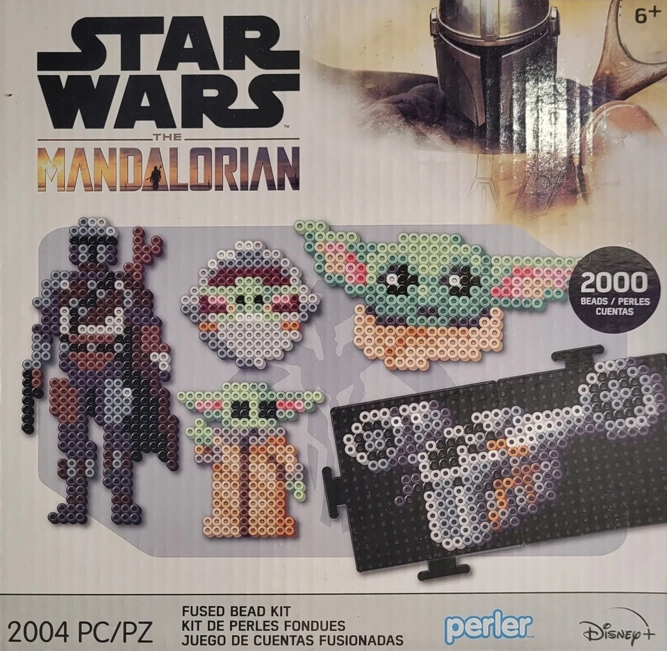 Perler 2004pc Star Wars THE MANDALORIAN Fused Bead Kit