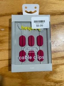 heyday Cable Mangement Pill Cable Clip 6pk - Magenta - Picture 1 of 2