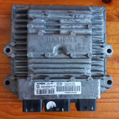 CALCULATEUR CITROËN C3,C2 1.4HDI-DÉCODÉ- SIEMENS SID 802 5WS40021F-T /9647202380 - Image 1 of 2