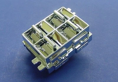 1980-89 Pontiac Four Button Chrome Master Window Switch Left Drivers Side Door  - Image 1 of 4