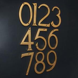 5" Cast Brass House Numbers