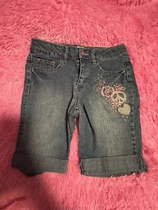 Route 66 Girls Shorts Size 12 Embroidered 
