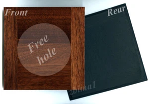 1 LENS BOARD 132mm x 132mm for ANSCO 4x5", or 5x7" Camera - S. Walnut, undrilled - Picture 1 of 3
