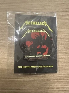 Official Metallica Pop Up Pin Santa Clara M72 Tour 2025 SOLD OUT RARE IN HAND - Picture 1 of 1