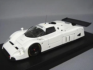 HPI hpi995 1/43 JAGUAR XJR-9 MODELLO TINTA UNITA BIANCO Shizuoka Hobby piastra esposizione - Foto 1 di 6